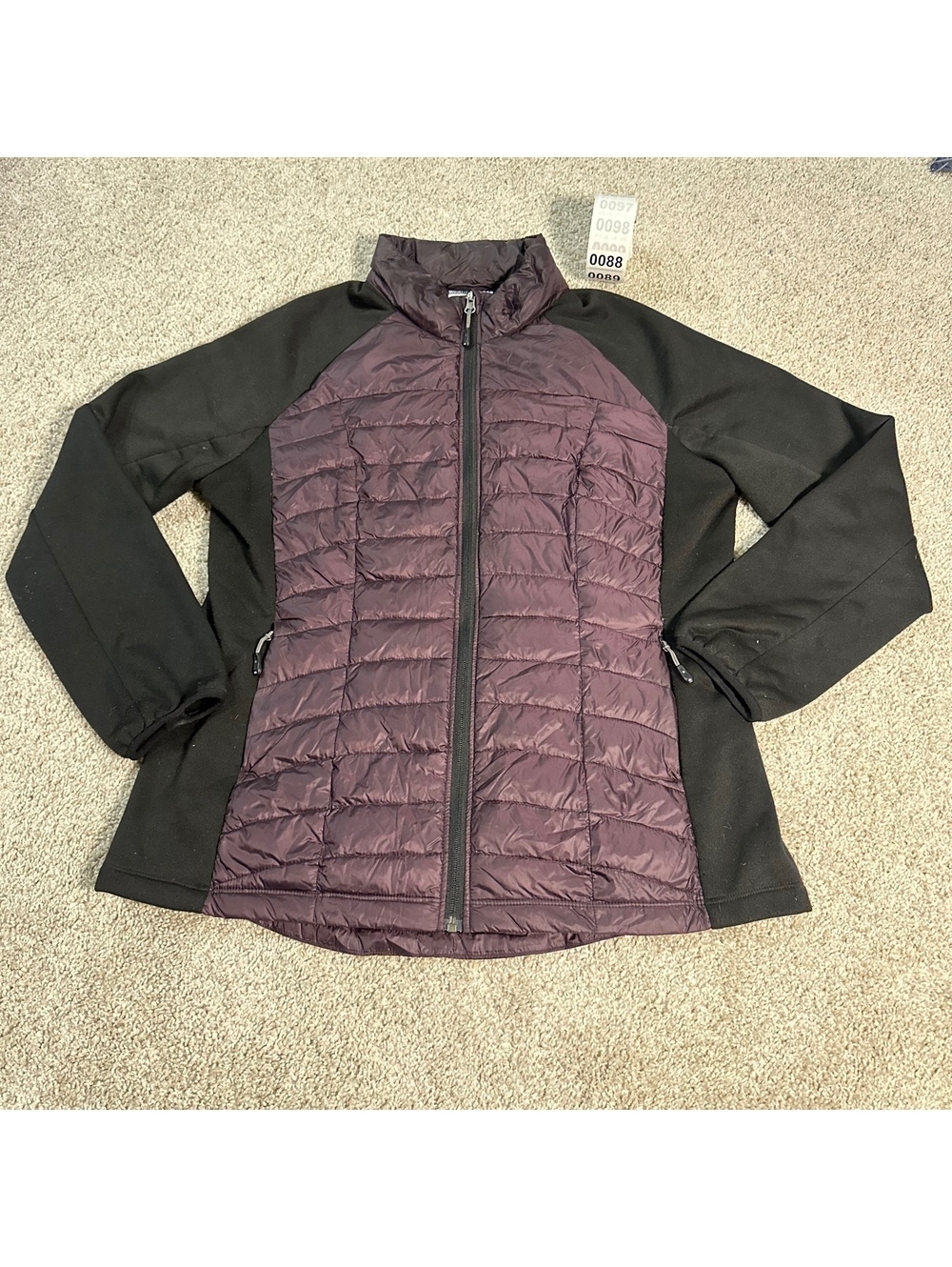32 Degrees plum quilted jacket